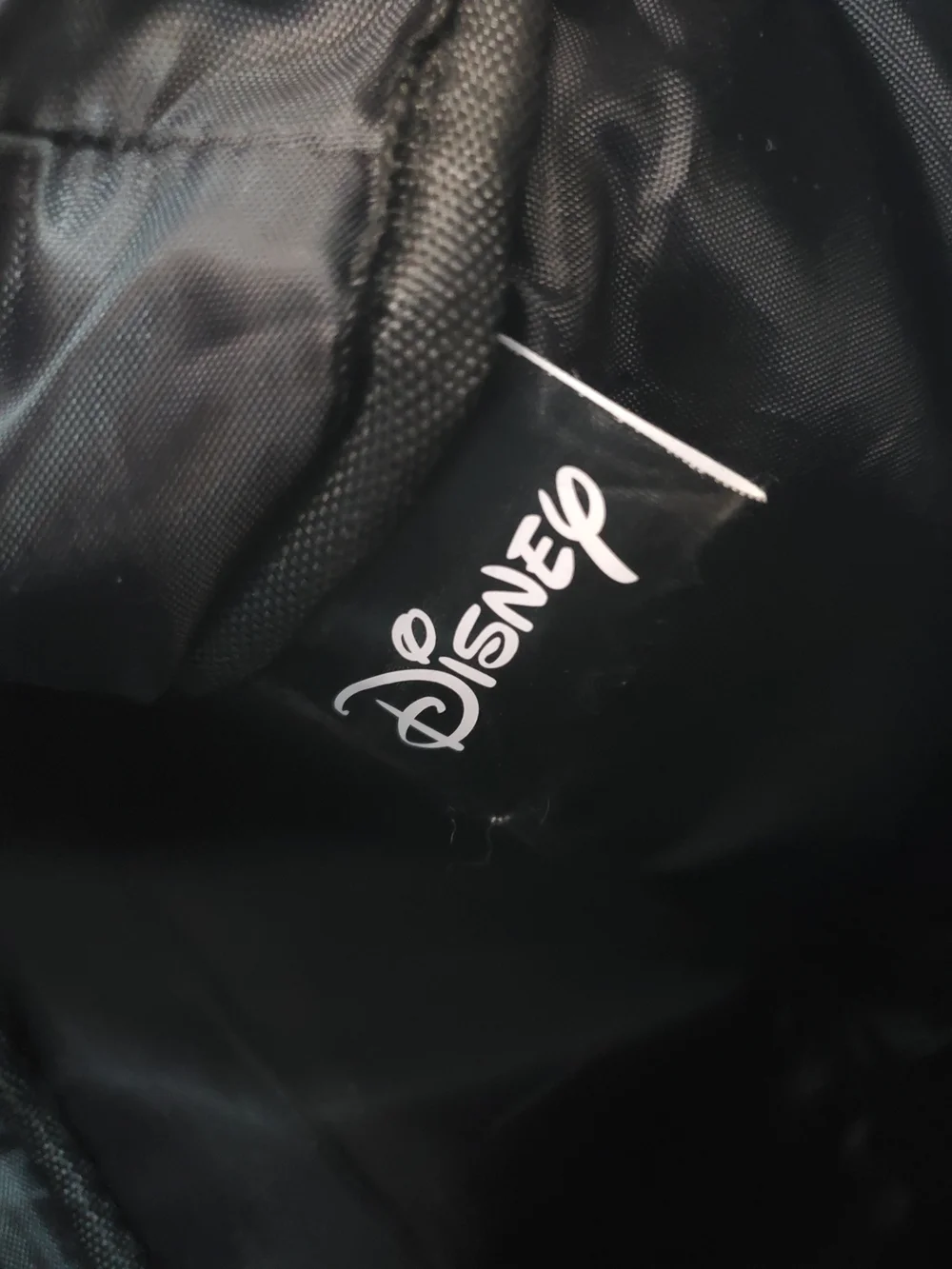 Disney Black Backpack with Red Front Pocket and Mickey Ears